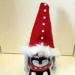 8" Sock Gnome Red Cap with Penguin 1 ($25)